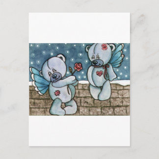 "TEDDY SHYNNESS" POSTKARTE