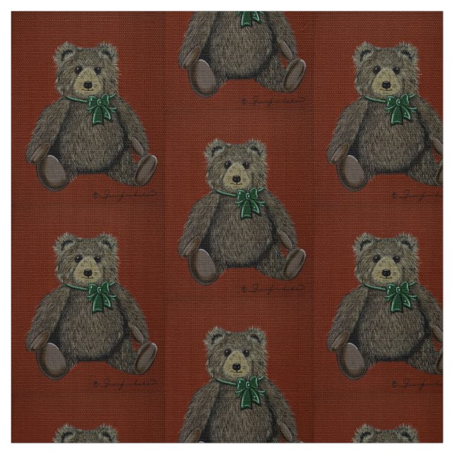 Teddy Stoff (Muster)