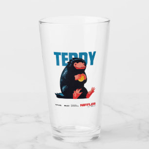 Teddy Vintag Graphic Glas