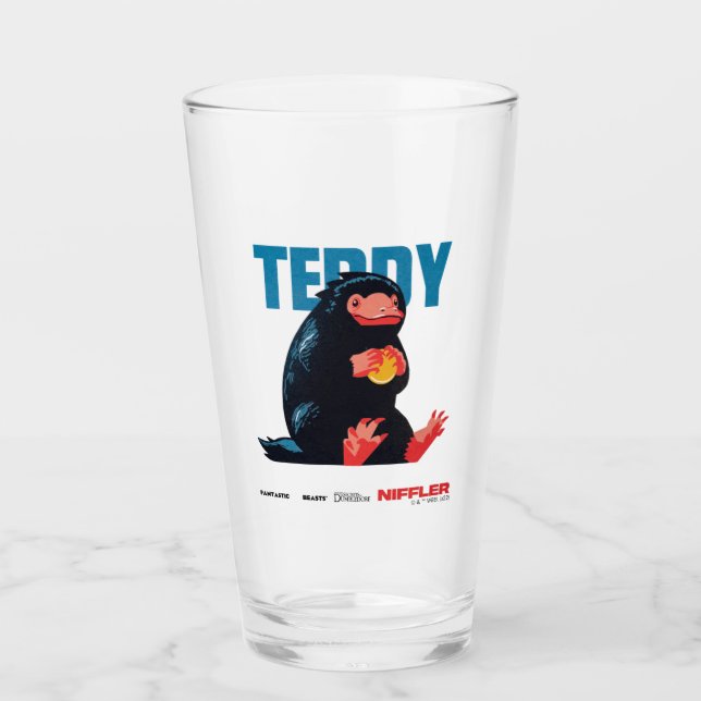 Teddy Vintag Graphic Glas (Vorderseite)