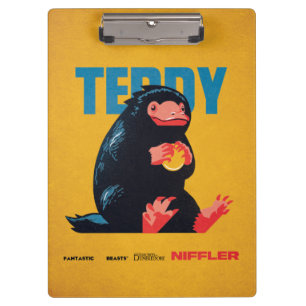 Teddy Vintage Grafik Klemmbrett