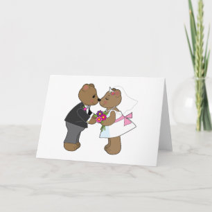 Teddy Wedding Karte