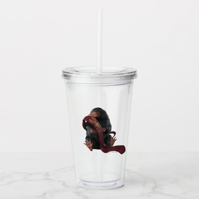 Teddy With Tie Graphic Acryltrinkbecher (Vorderseite)