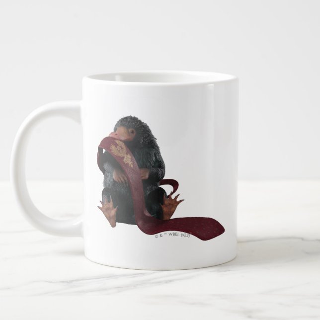 Teddy With Tie Graphic Jumbo-Tasse (Links)