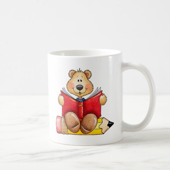Teddybär-Ablesen Kaffeetasse (Rechts)