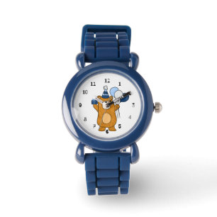 Teddybär Armbanduhr