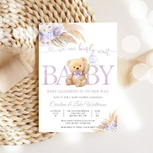 Teddybär-Baby-Party-Einladung Einladung