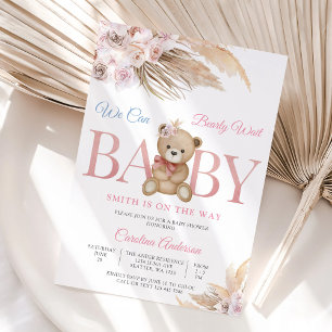 Teddybär-Baby-Party-Einladung Einladung