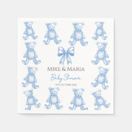 Teddybär-Baby-Party-Servietten Serviette
