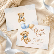 Teddybär-Baby-Party-Windel-Raffle