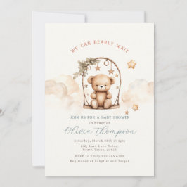Teddybär-Baby-Shower-Einladung Einladung