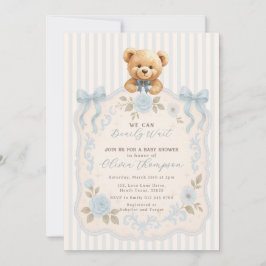 Teddybär-Baby-Shower-Einladung Einladung