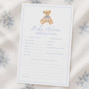 Teddybär-Baby-Shower-Vorhersagen- und Ratgeber-Spi