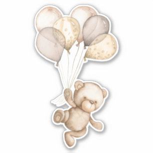 Teddybär Babybär Süßes Tier Aufkleber