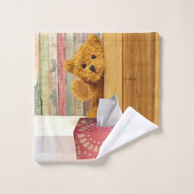 Teddybär Badezimmer Handtuch Sets (Waschlappen)