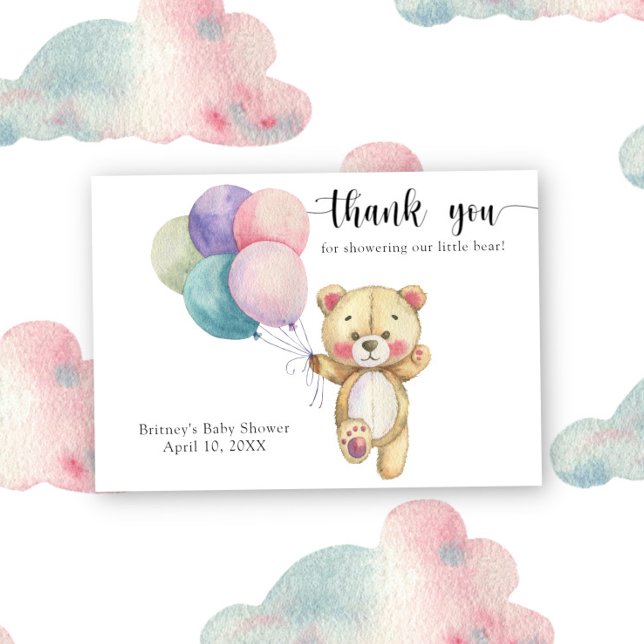 Teddybär-Balloons - danke (Von Creator hochgeladen)