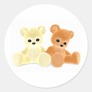 Teddybär Bearz Aufkleber