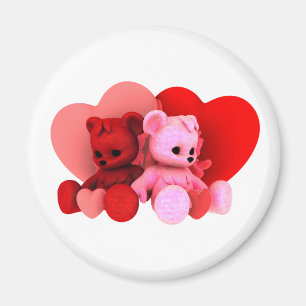 Teddybär Bearz Valentinsgruß-Magnet V2 Magnet