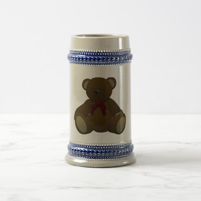 Teddybär Bierglas (Mittel)