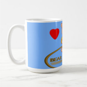 Teddybär Blau Kaffeetasse