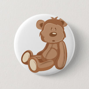 Teddybär Button