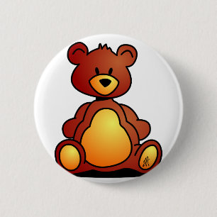 Teddybär Button