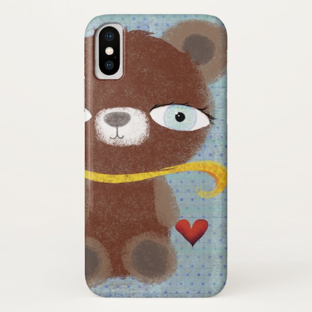 Teddybär Case-Mate iPhone Hülle (Rückseite)