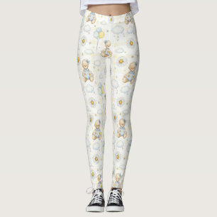 Teddybär Daisy Garten Muster (15) Leggings