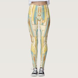 Teddybär-Daisy-Gartenmuster (6) Leggings