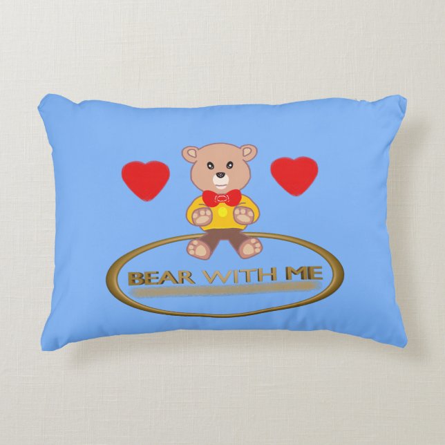 Teddybär  dekokissen (Vorderseite)