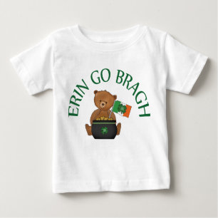Teddybär Erin gehen Bragh Baby T-shirt