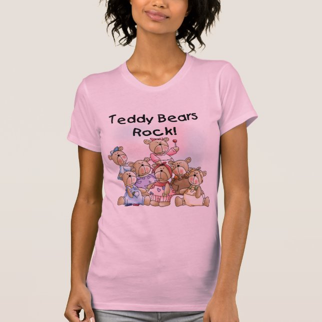 Teddybär-Felsen-T-Shirts und Geschenke T-Shirt (Vorderseite)