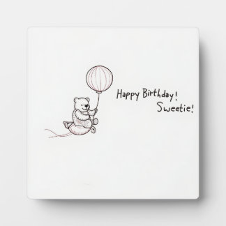 Teddybär Fotoplatte