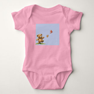 TEDDYBÄR GEHEN Tote Baby Strampler