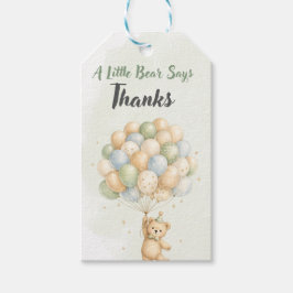 Teddybär-Geschenkanhänger Geschenkanhänger