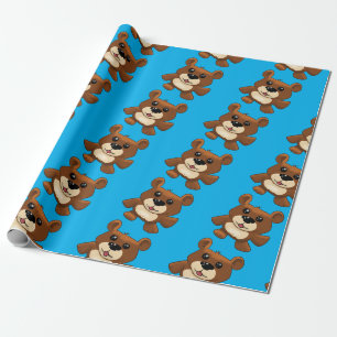 Teddybär Geschenkpapier