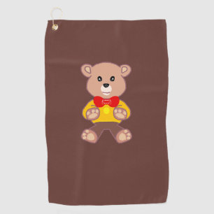 Teddybär  golfhandtuch