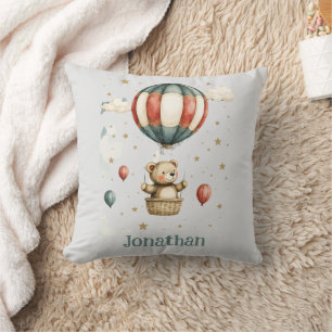 Teddybär Heißluftballon Cozy Kissen