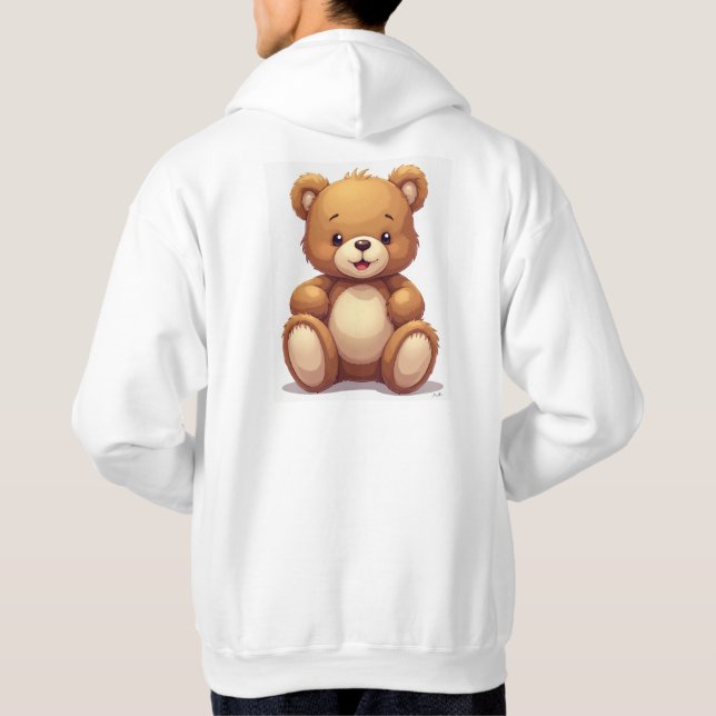 Teddybär Hoodie (Rückseite)