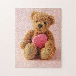 Teddybär I luv u Puzzlespiel Puzzle