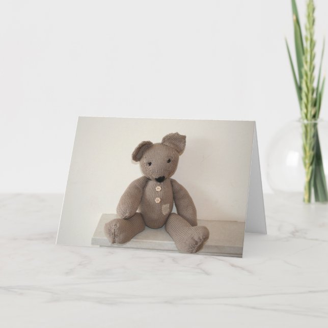 Teddybär Joe Karte (Vorderseite)