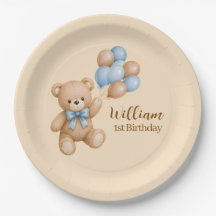 Teddybär Junge Geburtstag Personalisierter Name