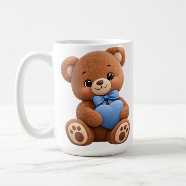 Teddybär Kaffeetasse (Links)