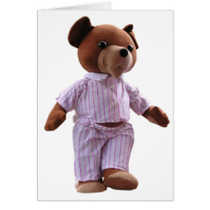 Teddybär-Karte