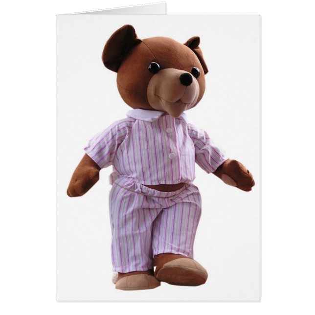 Teddybär-Karte (Vorne)