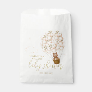 Teddybär Kaum warten Gold Babyparty Geschenktütchen