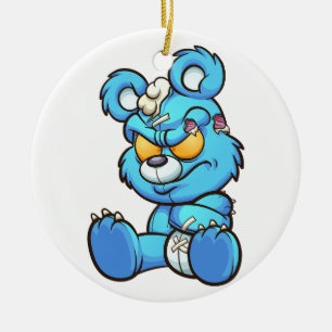 Teddybär Keramik Ornament