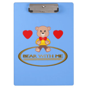 Teddybär klemmbrett