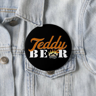 Teddybär-Knopf Button