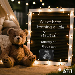 Teddybär Kuschelnacht Schwangerschaftsankündigung Einladung